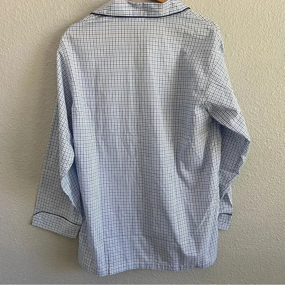Christian Dior Mens Pajama Top‎ Size Large Button Down